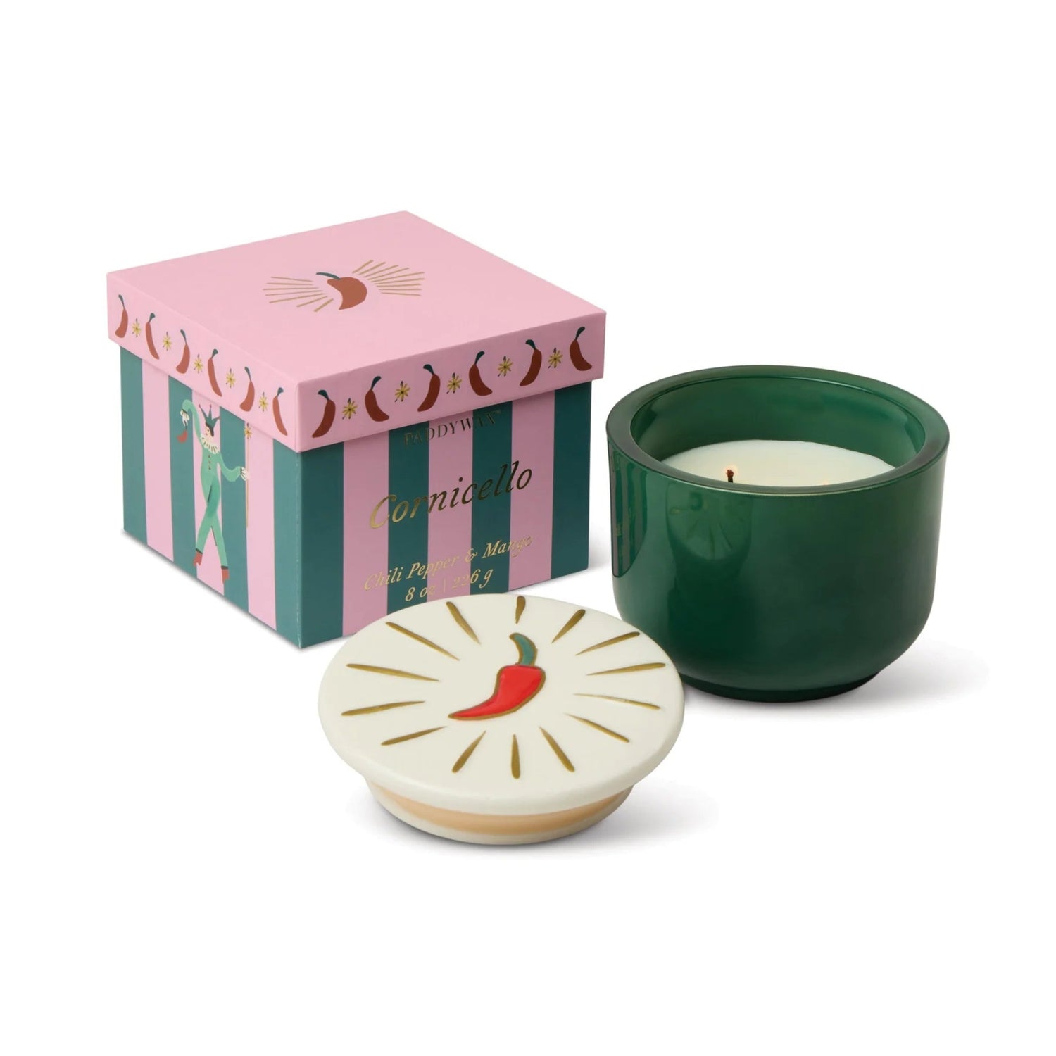 Paddywax Charmed Chili Pepper &amp; Mango Candle 8oz