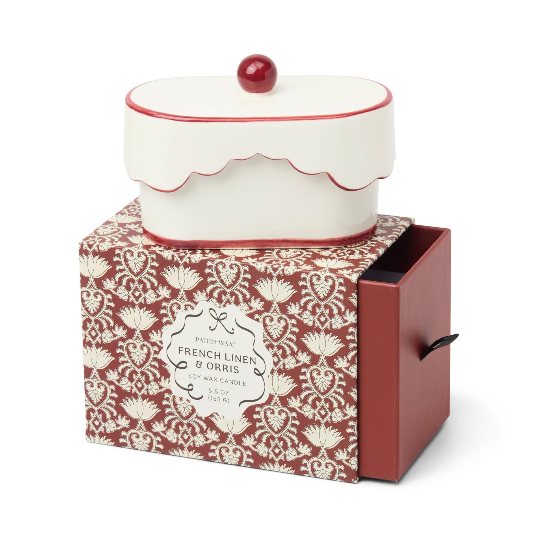 Paddywax Cherie French Linen &amp; Orris Candle 5.5oz