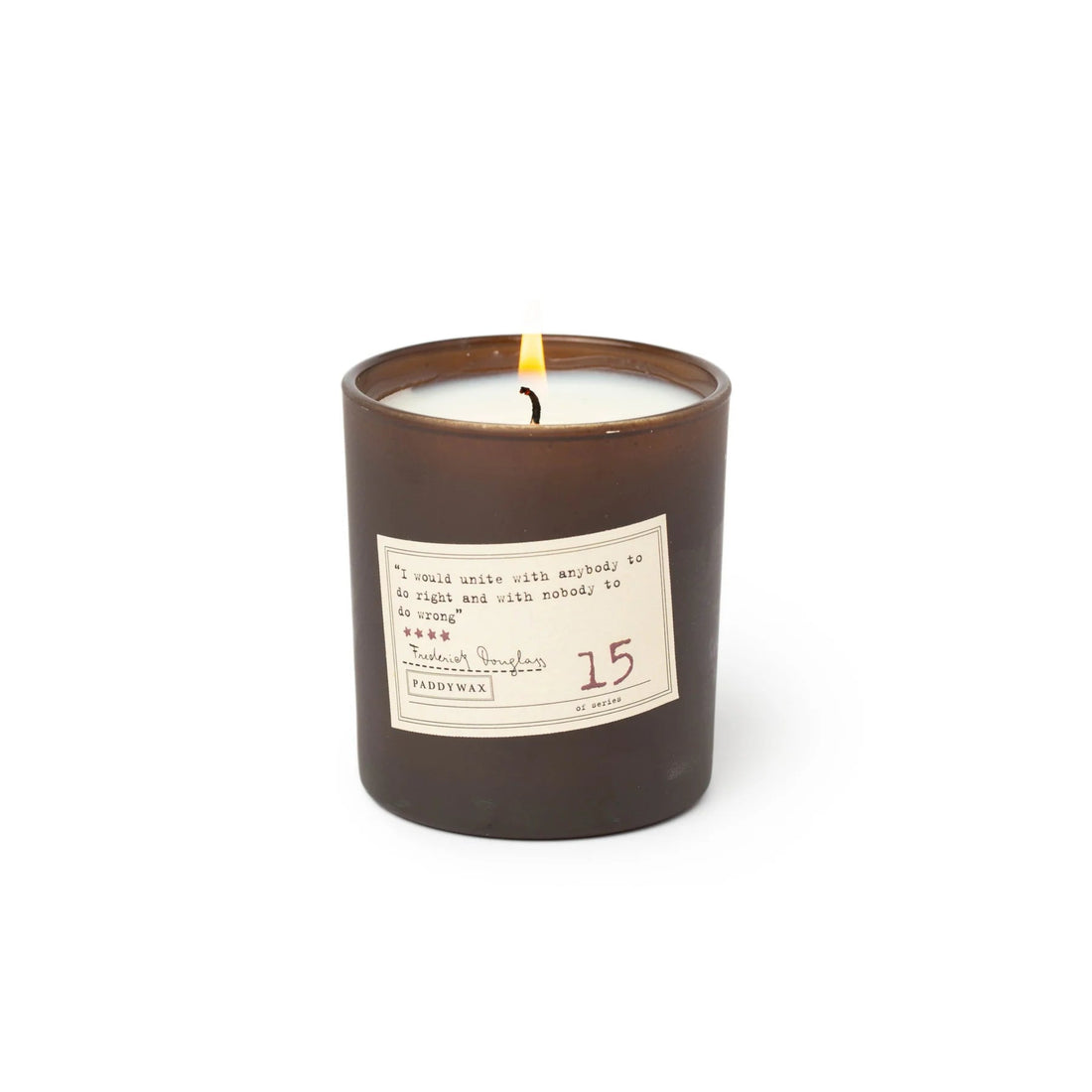 Paddywax Library Collection Frederick Douglass - Palo Santo/Sage/Saffron Soy Wax Candle 6oz
