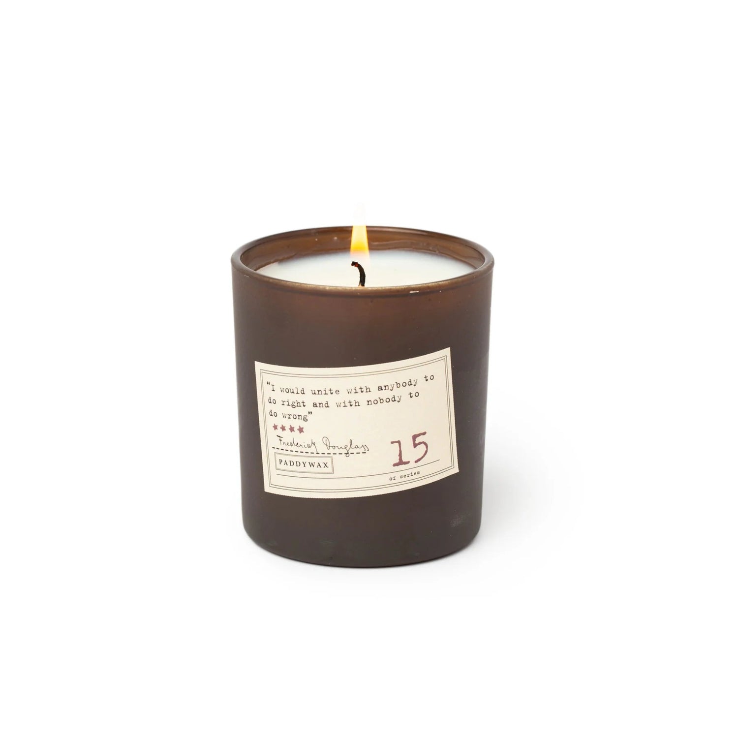 Paddywax Library Collection Frederick Douglass - Palo Santo/Sage/Saffron Soy Wax Candle 6oz