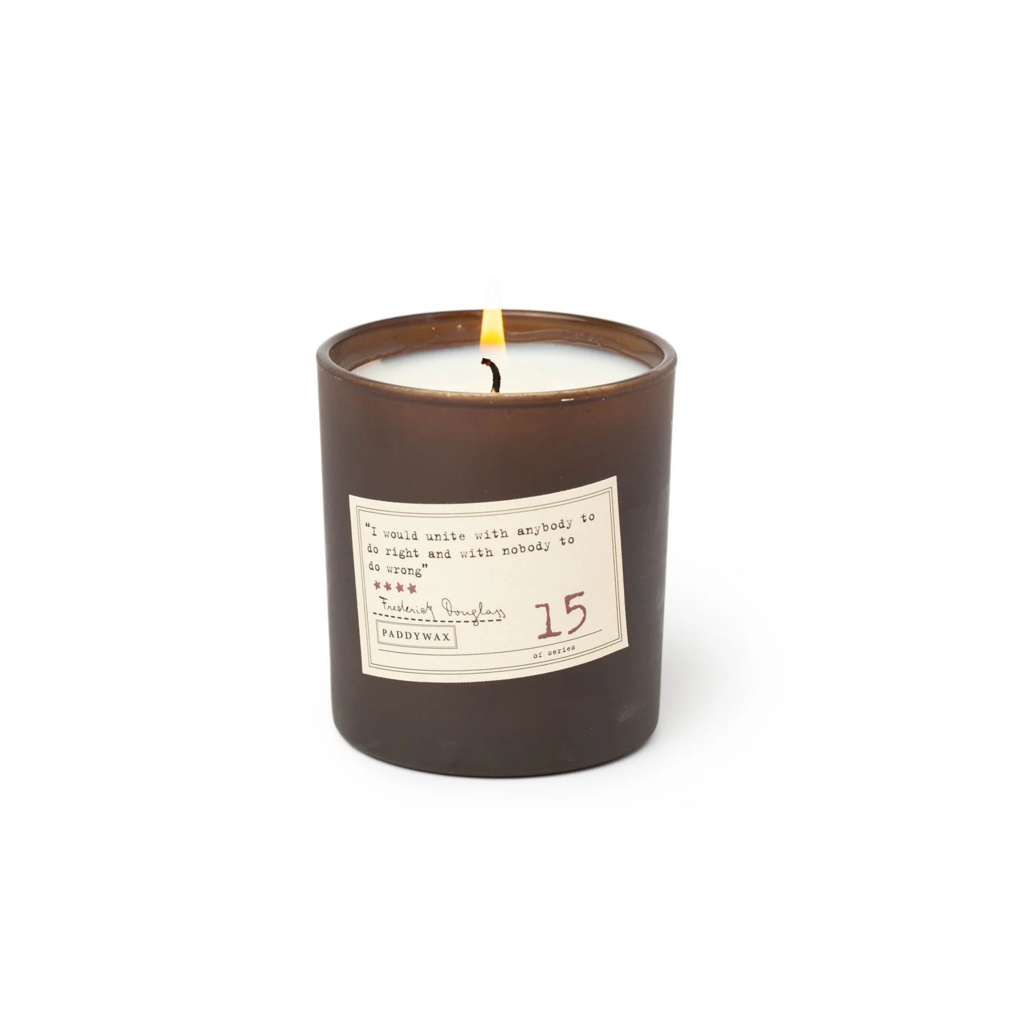Paddywax Library Collection Frederick Douglass - Palo Santo/Sage/Saffron Soy Wax Candle 6oz