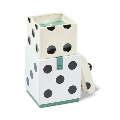 Paddywax Lucky Dice Green Wax Candle - Misted Lime 283g