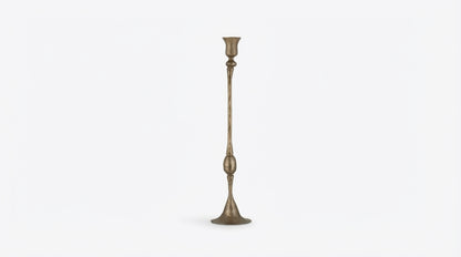 Nkuku Chaipat Candlestick Antique Brass