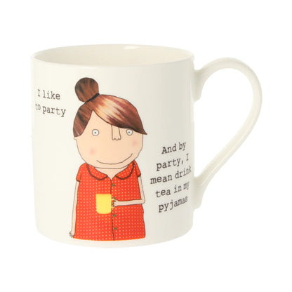 Rosie Made A Thing I Like To Party Mug 350ml