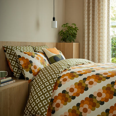 Orla Kiely Retro Flower Stripe Duvet Cover Set Multi