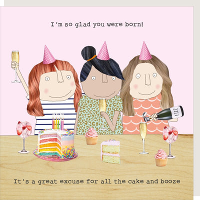 Rosie Made A Thing Born Birthday Card