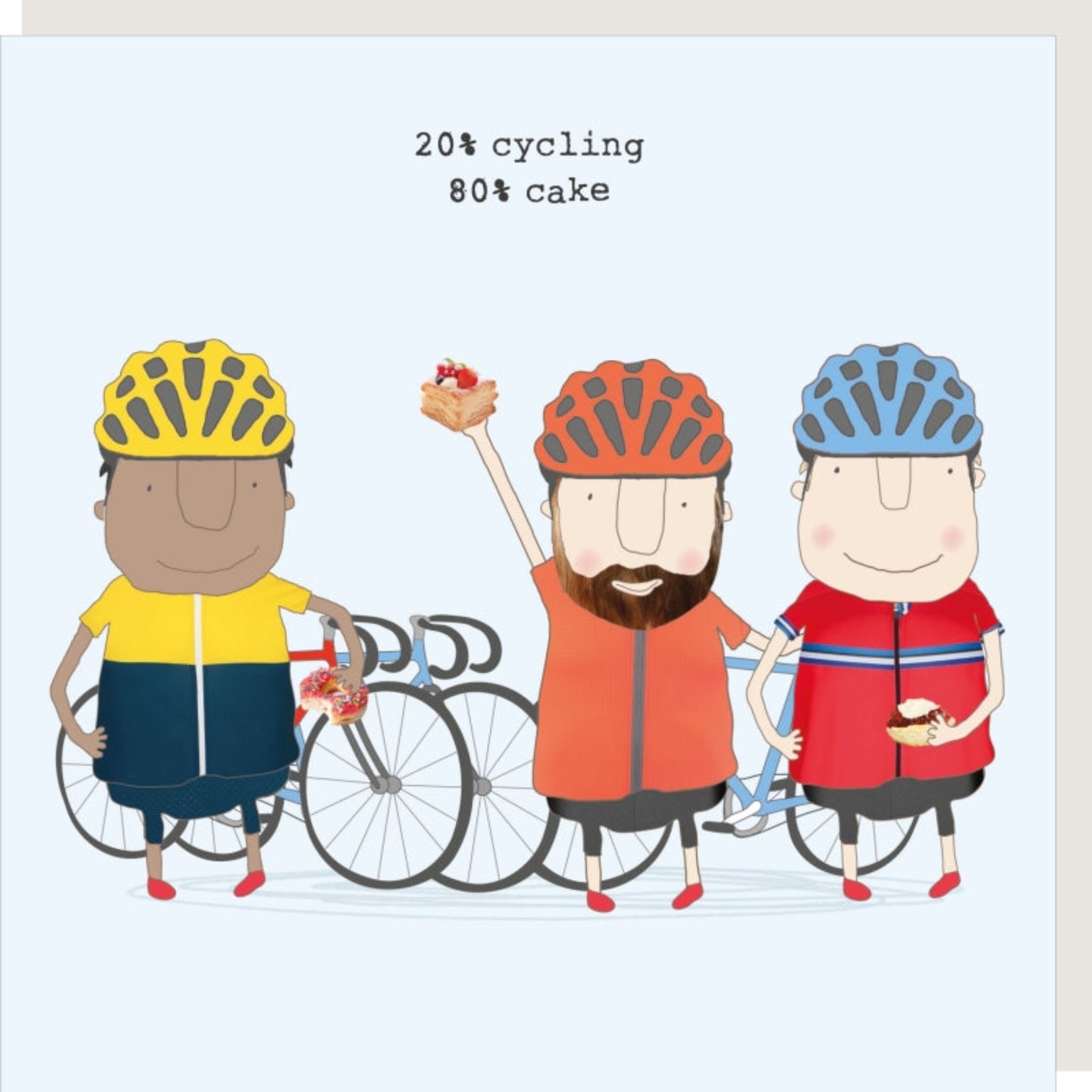 Rosie Made A Thing Cycling &amp; Cake Birthday Card