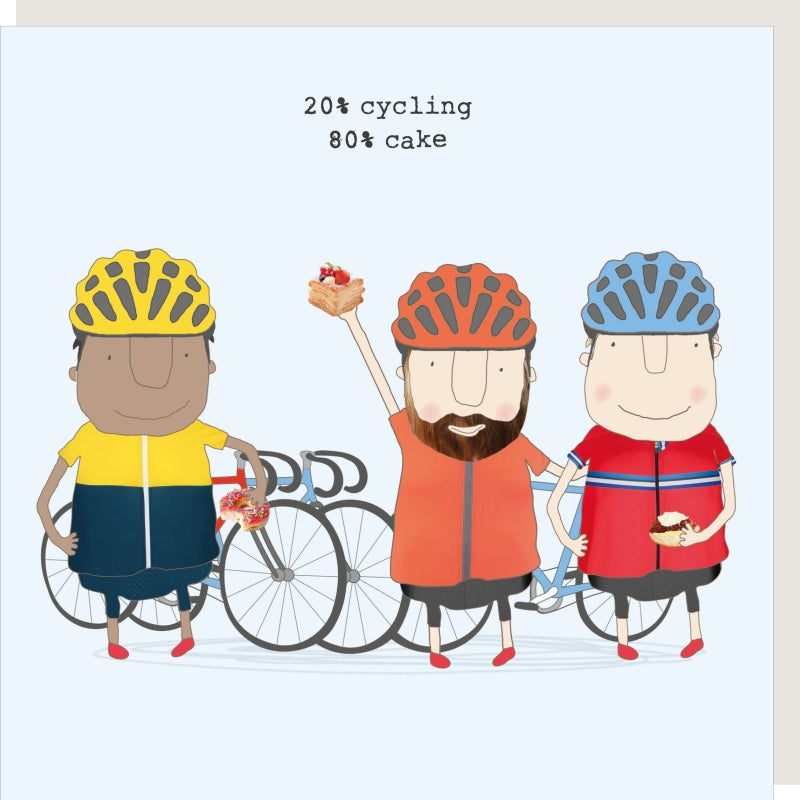 Rosie Made A Thing Cycling & Cake Birthday Card