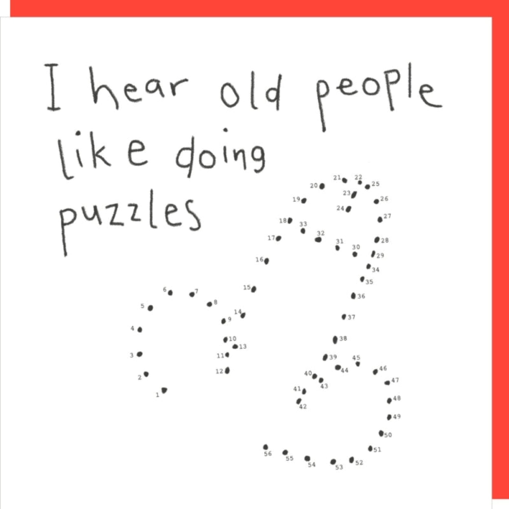 Rosie Made A Thing &quot;I Hear Old People LIke Doing Puzzles&quot;