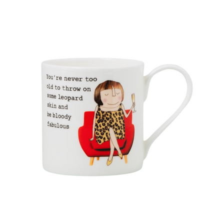 Rosie Made A Thing Leopard Print Mug