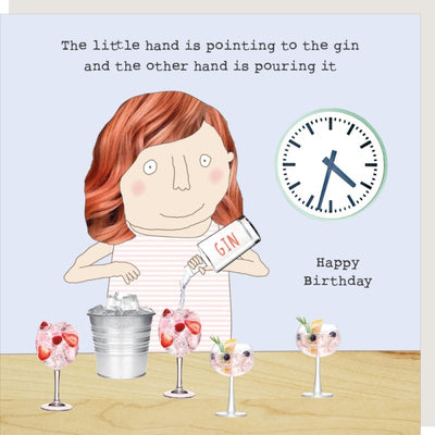 Rosie Made A Thing Little Hand Birthday Card