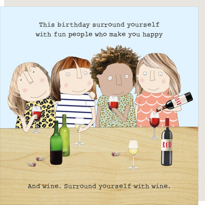 Rosie Made A Thing Surround Yourself Birthday Card