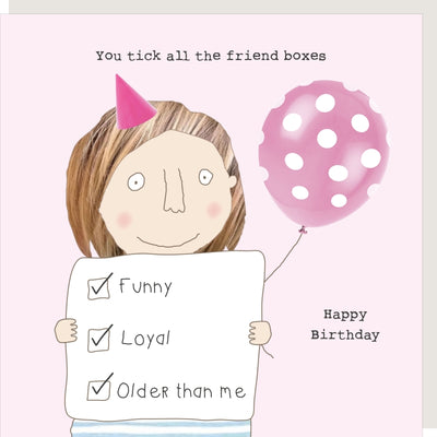 Rosie Made A Thing Five Star Friend Birthday Card