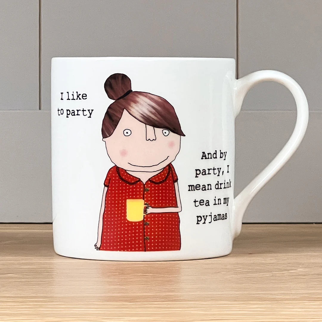 Rosie Made A Thing I Like To Party Mug 350ml