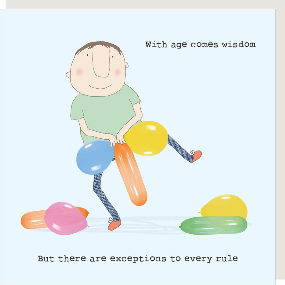 Rosie Made A Thing Exceptions Birthday Card