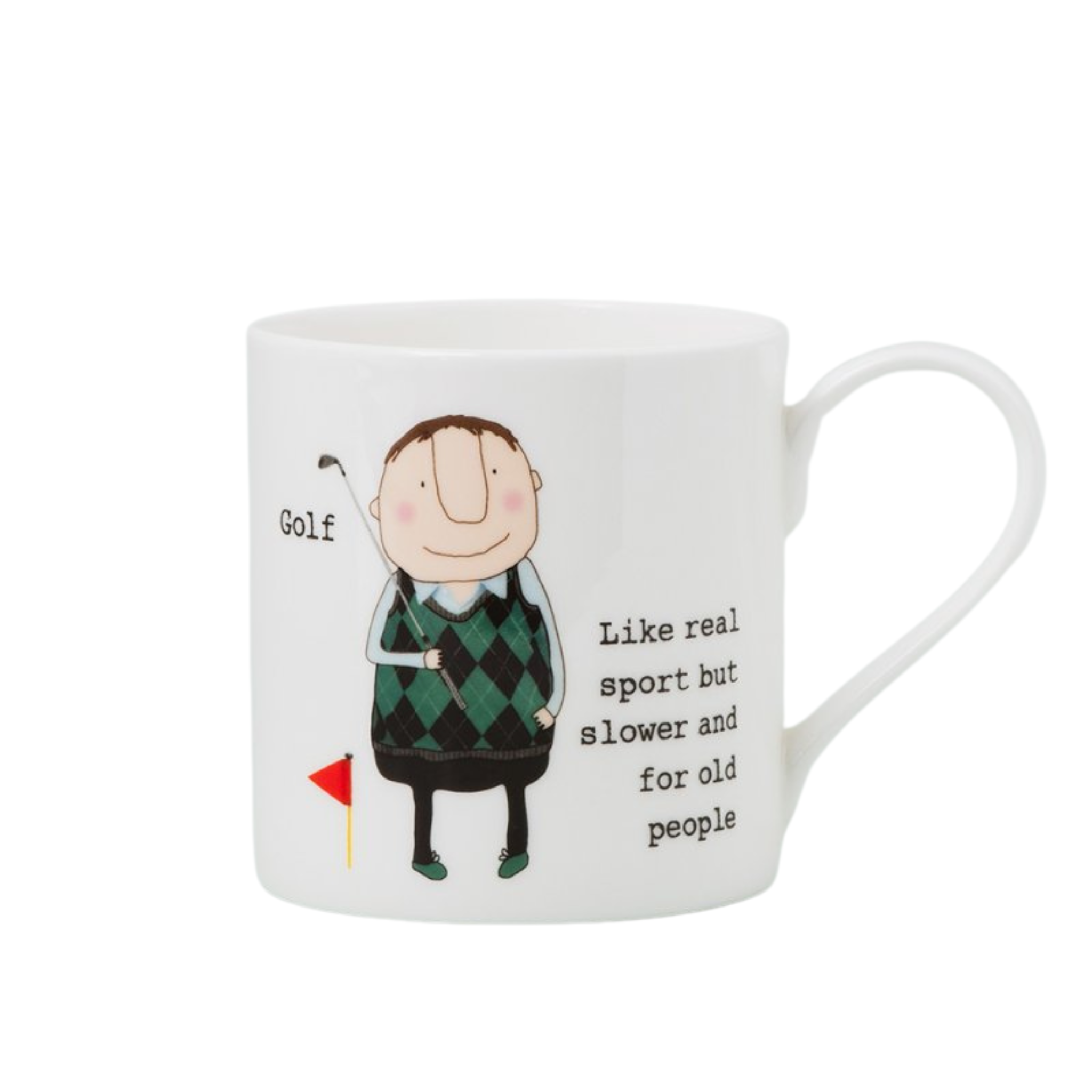 Rosie Made A Thing Golf Mug 