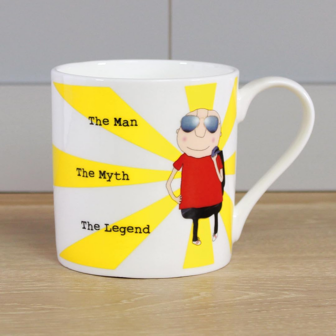 Rosie Made A Thing Man Myth Legend Mug 350ml