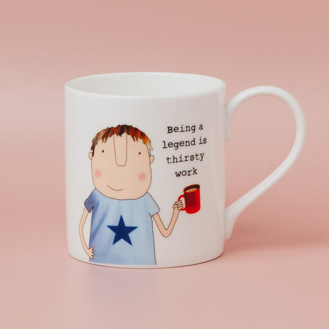 Rosie Made A Thing Thirsty Bone China Mug 350ml