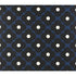 Orla Kiely Spot Flower Roll of Fabric Dark Marine