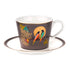 Sara Miller Chelsea Teacup & Saucer Dark Grey