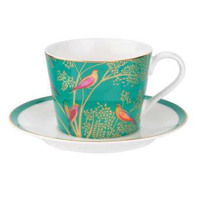 Sara Miller Chelsea Teacup &amp; Saucer Green