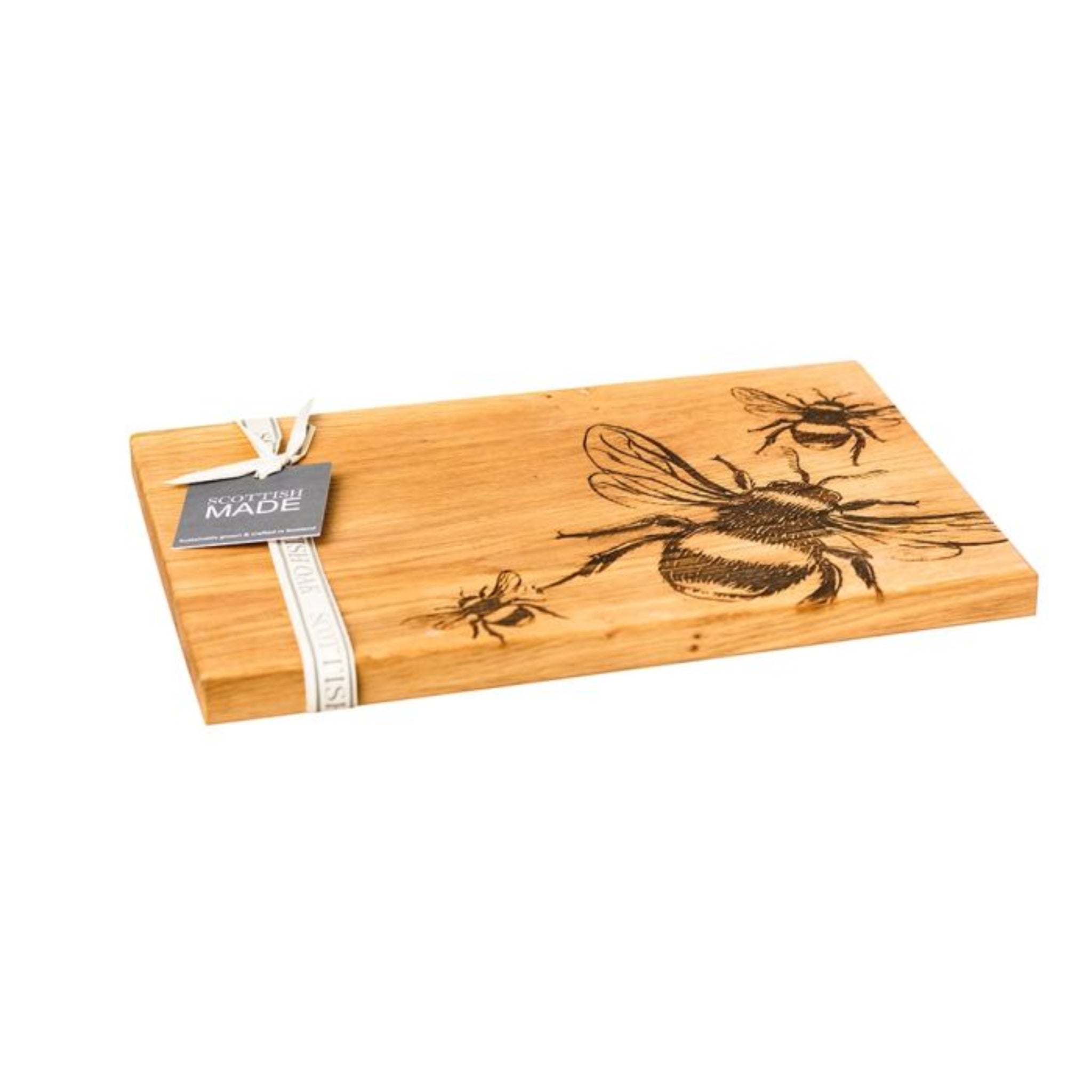 Selbrae House Oak 30cm Serving Board Bee