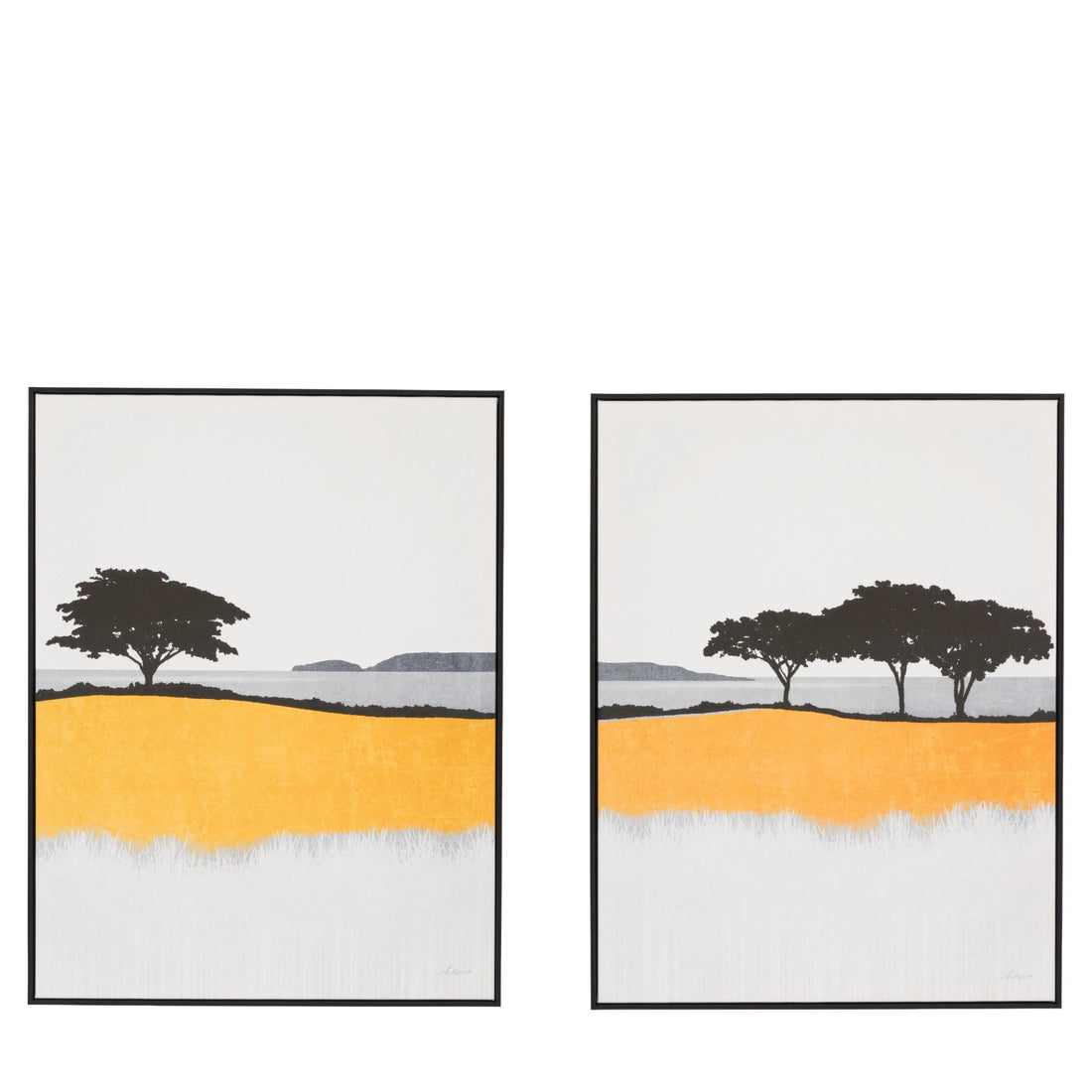Seaview Framed Canvas Set of 2 by Sabrina Roscino