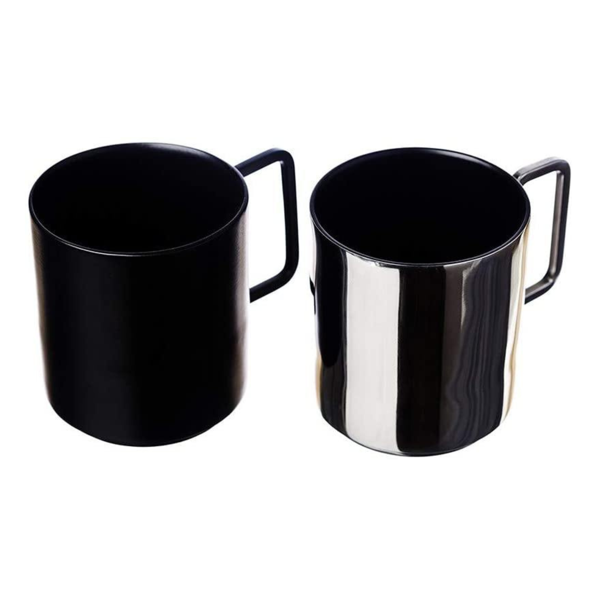 Selbrae House Silver &amp; Black Coffee Mugs