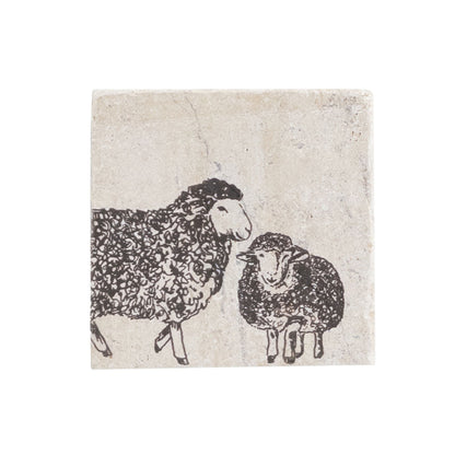 Selbrae House Single Stone Coaster Sheep