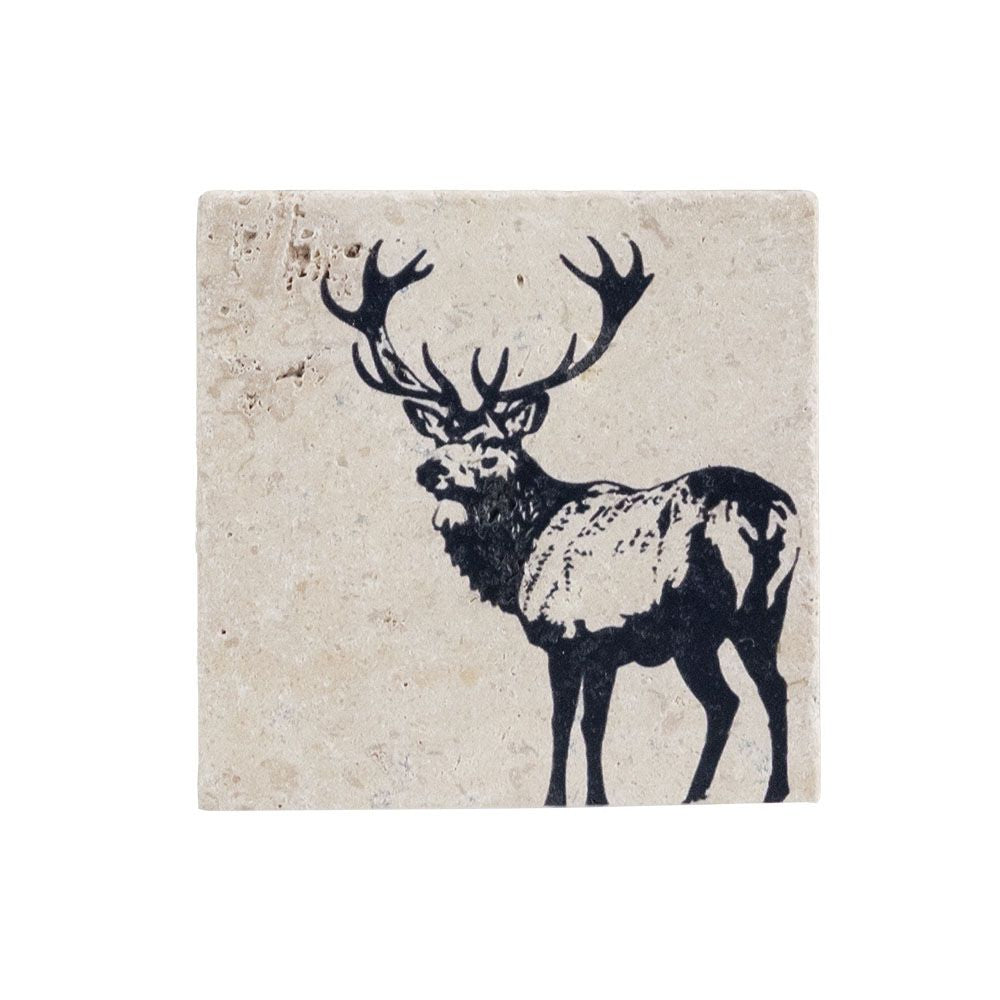 Selbrae House Single Stone Coaster Stag