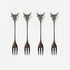 Selbrae House Highland Cow Pastry Fork Set of 4