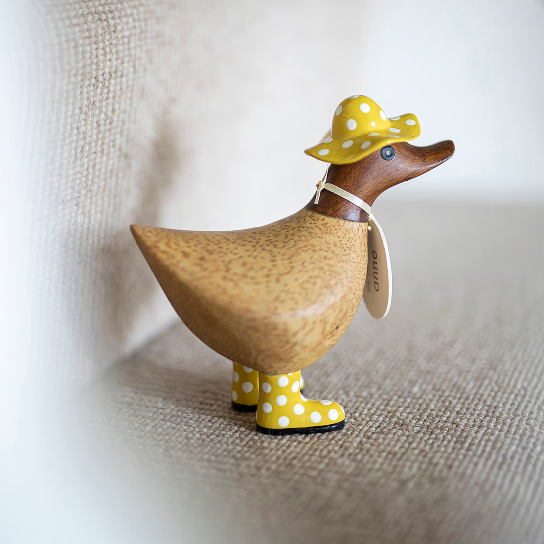 DCUK Spotty Hat and Boots Ducky Yellow
