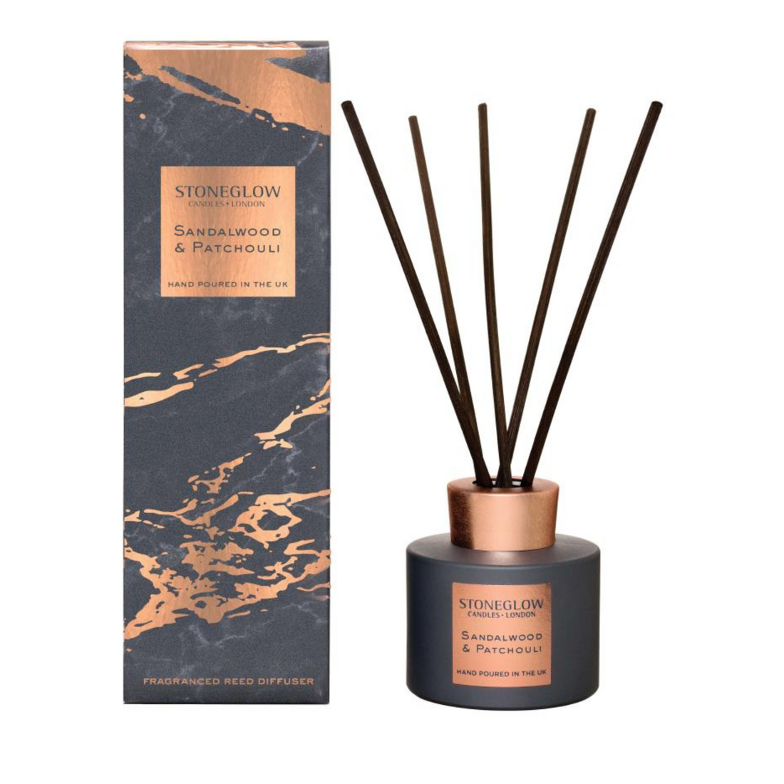 Stoneglow Luna - Sandalwood &amp; Patchouli Reed Diffuser