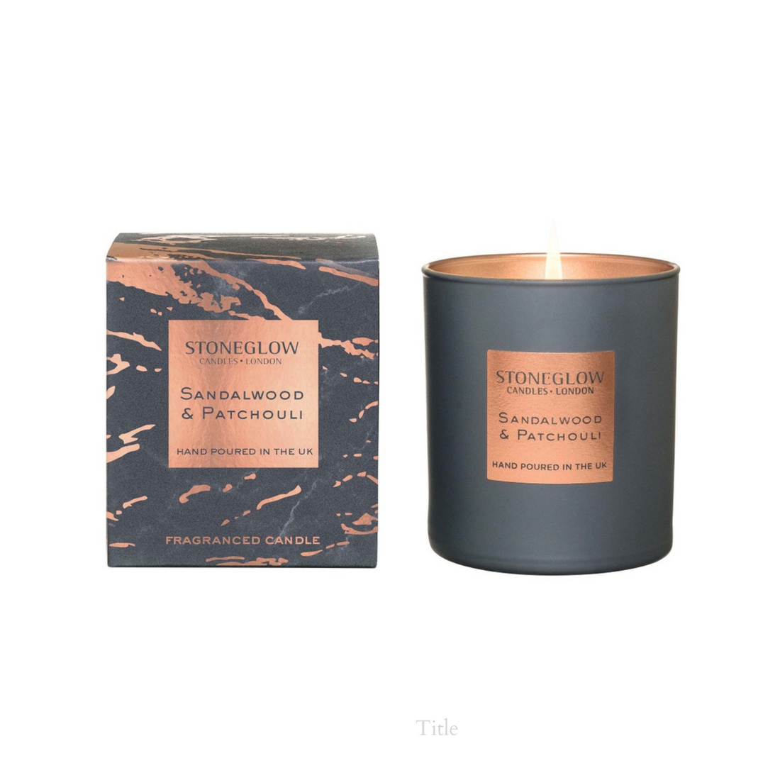 Stoneglow Luna Sandalwood &amp; Patchouli Candle