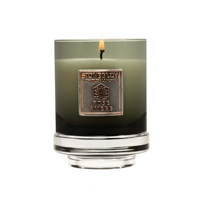 Stoneglow Metallique Rose Amberc Tumbler Candle