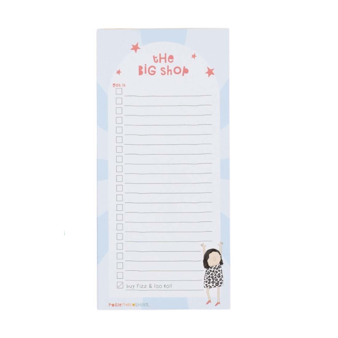 Rosie Made A Thing The Big Shop List Pad