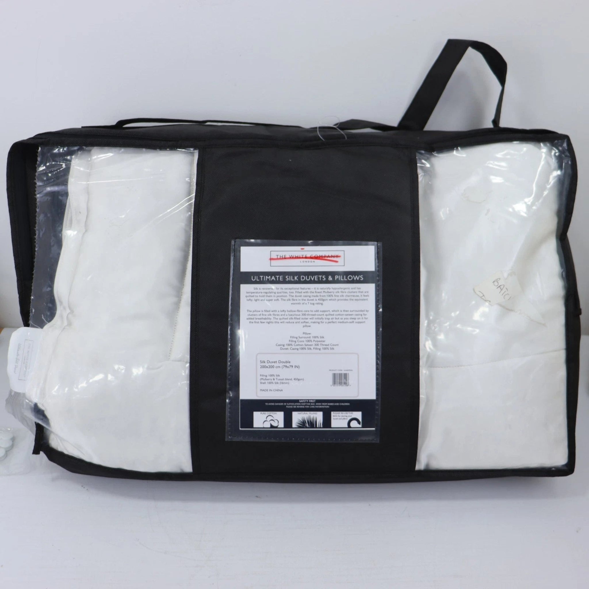 The White Company Ultimate Silk Duvet 7 Tog 450GSM Double