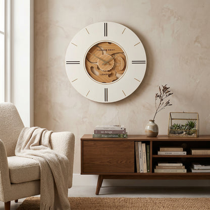 Thomas Kent Cogger Wall Clock Oak