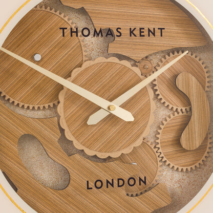 Thomas Kent Cogger Wall Clock Oak
