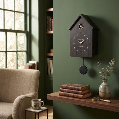 Thomas Kent Cuckoo Clock Charcoal