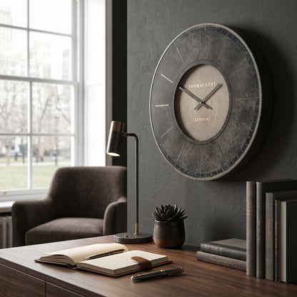 Thomas Kent Florentine Wall Clock Smoke