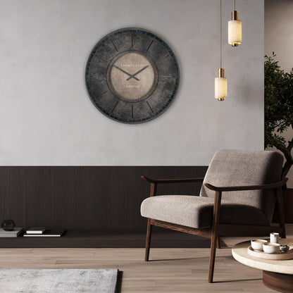 Thomas Kent Florentine Wall Clock Smoke