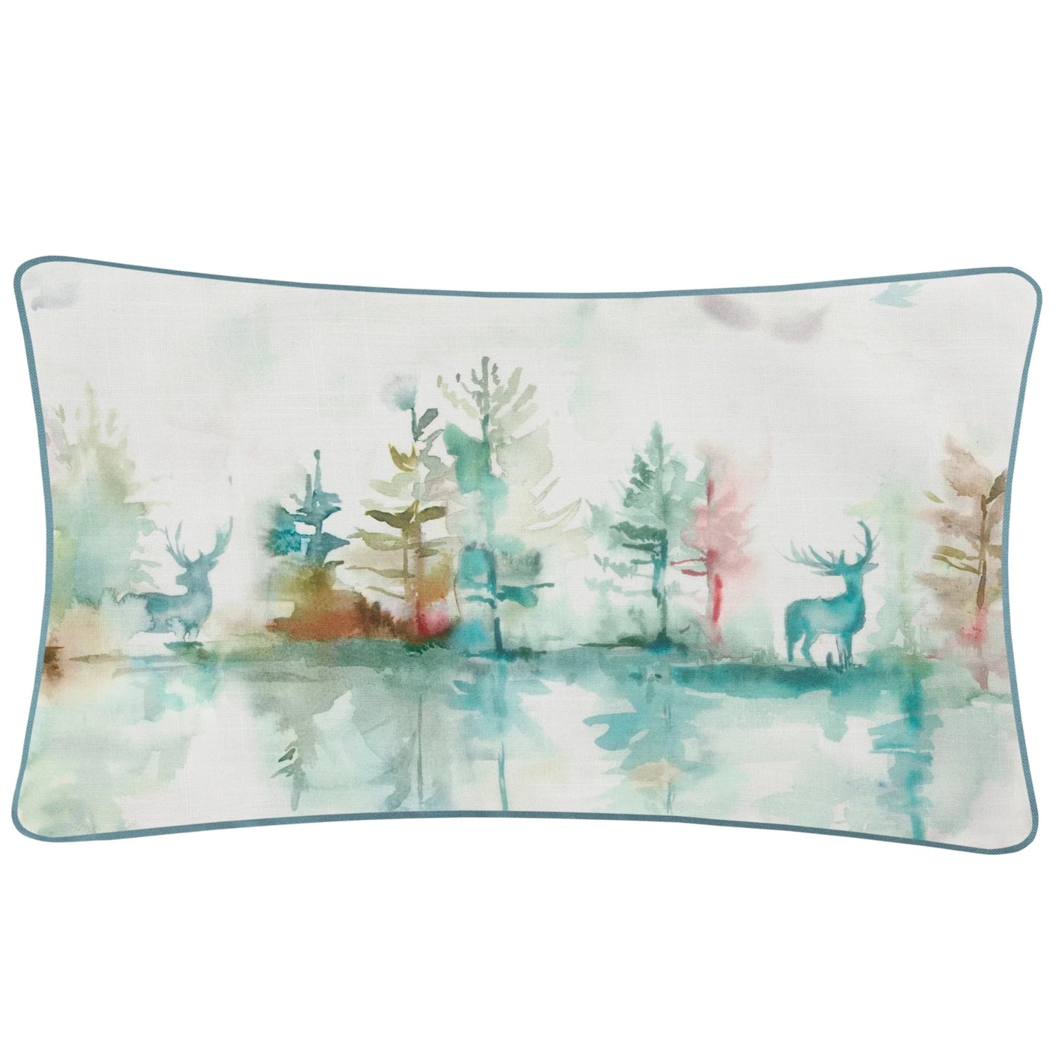 Voyage Maison Wilderness Outdoor Cushion Teal 30cm x 50cm