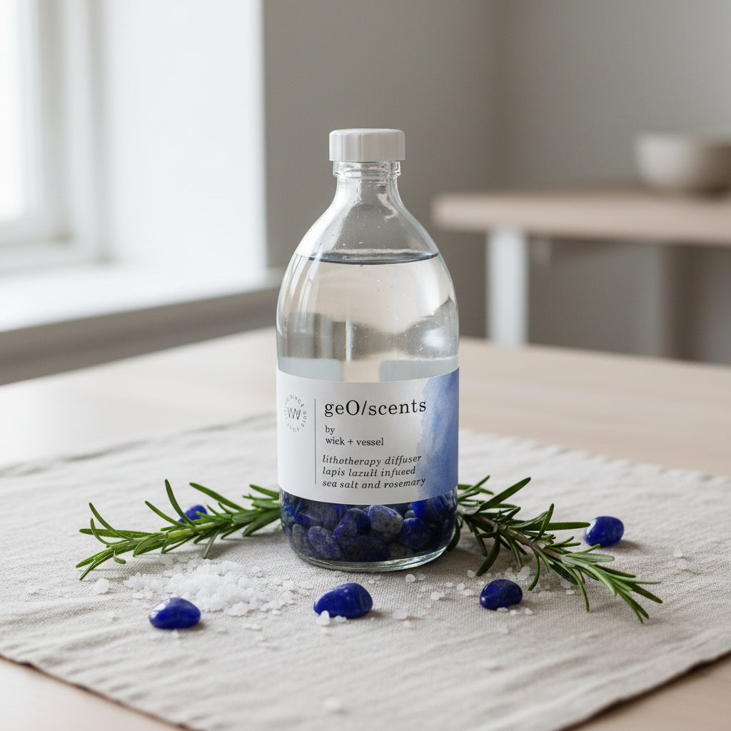 Wick &amp; Vessel Diffuser Sea Salt &amp; Rosmary 