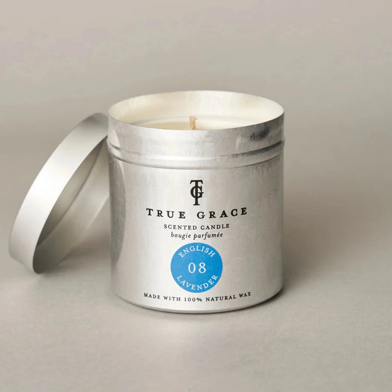 True Grace English Lavender No08 Candle Tin 250g