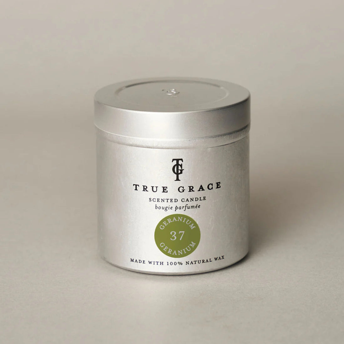 True Grace Geranium No37 Candle Tin 250g