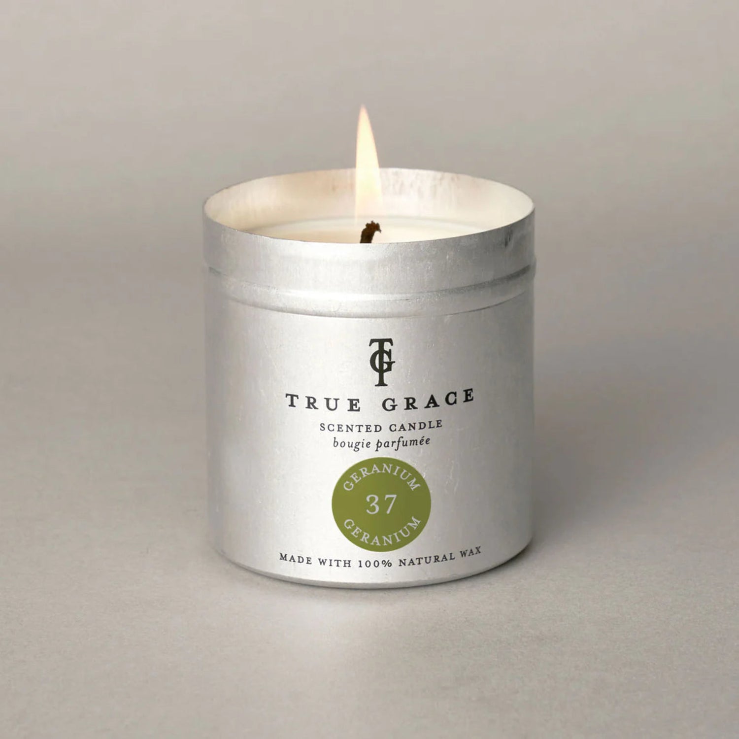 True Grace Geranium No37 Candle Tin 250g