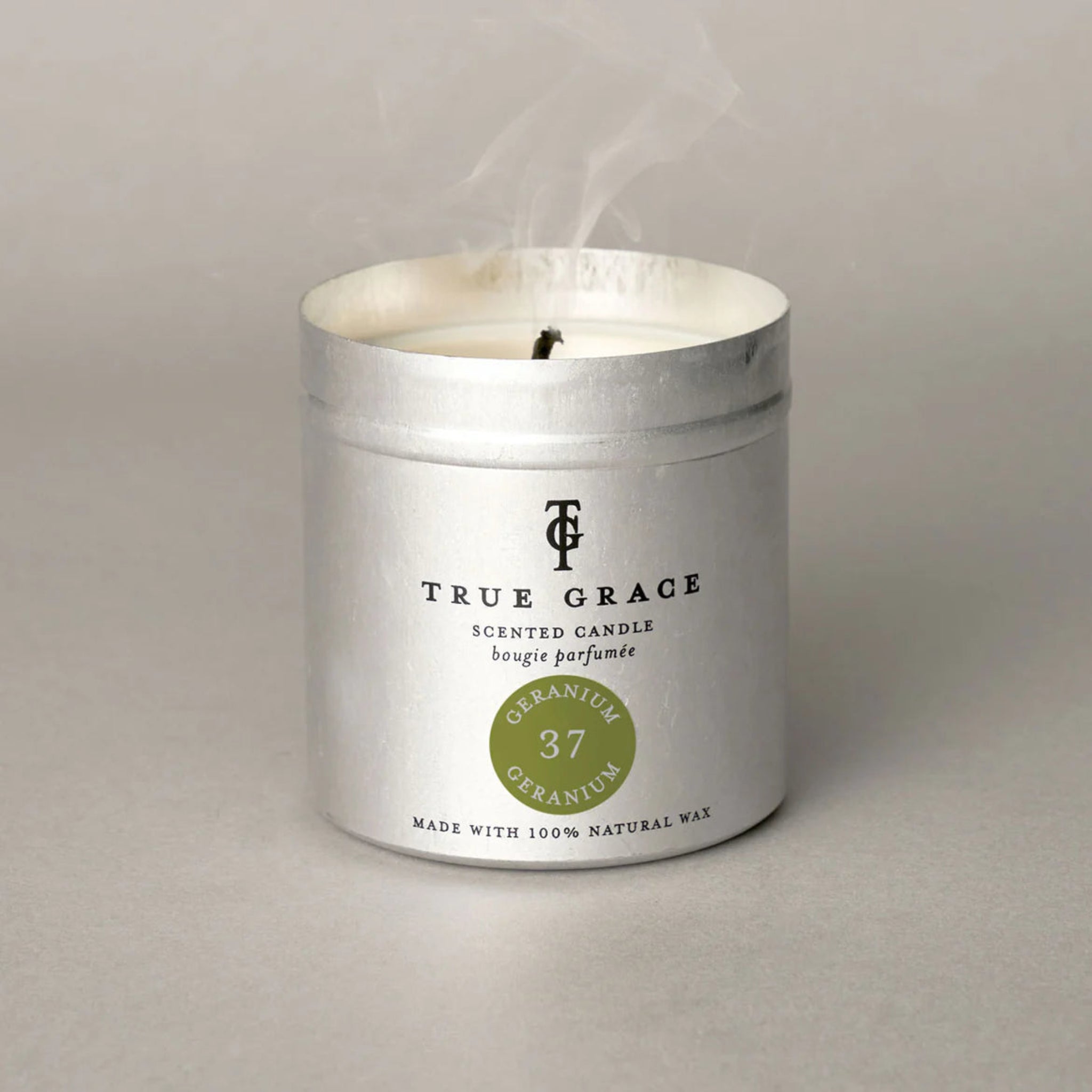 True Grace Geranium No37 Candle Tin 250g