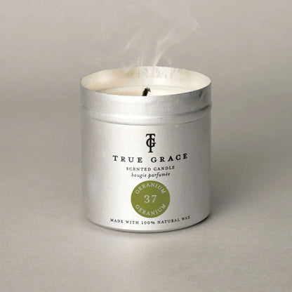True Grace Geranium No37 Candle Tin 250g