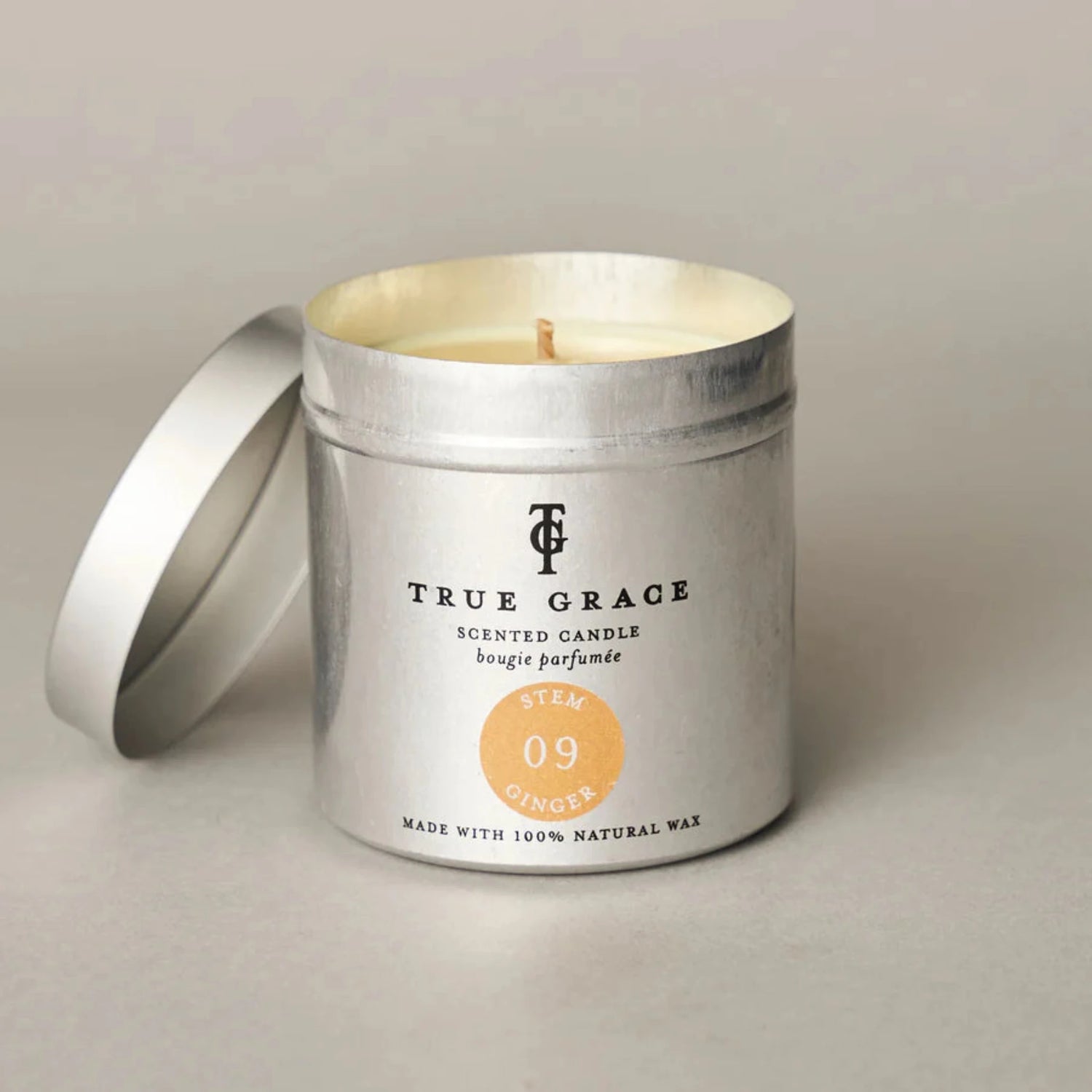 True Grace Stem Ginger No09 Candle Tn 250g